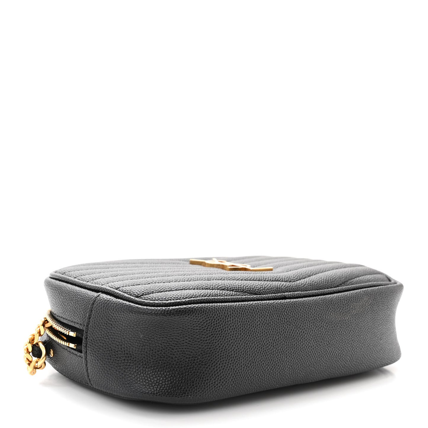 Grain De Poudre Matelasse Monogram Mini Lou Camera Bag Black