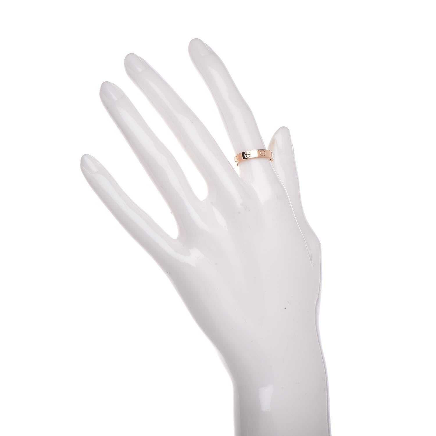 Cartier 18K Pink Gold 3.5mm LOVE Wedding Band Ring 49 4.75 2 of 4
