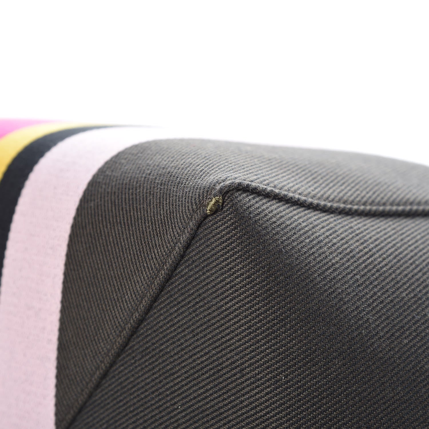 Celine Textile Striped Medium Belt Cabas Phantom Multicolor 11 of 12