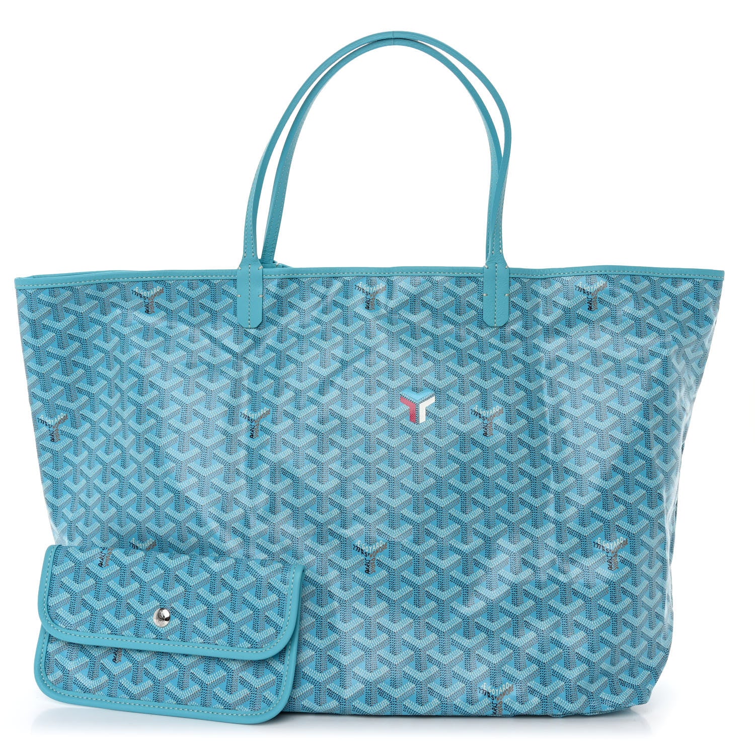 Goyard Goyardine Saint Louis GM Balise Beach Towel Set Turquoise 1 of 11
