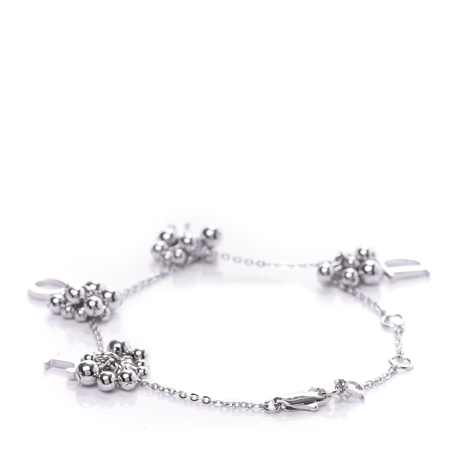 Christian Dior Logo Bracelet Silver 3 of 6