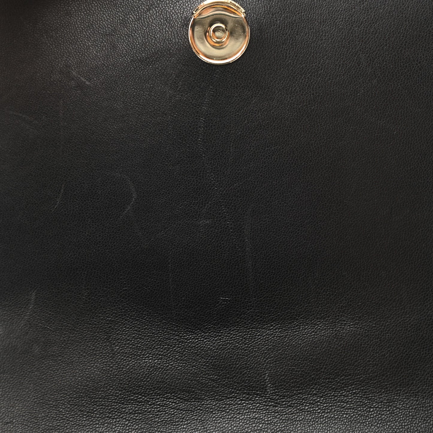 Calfskin Quilted Medusa Backpack Black