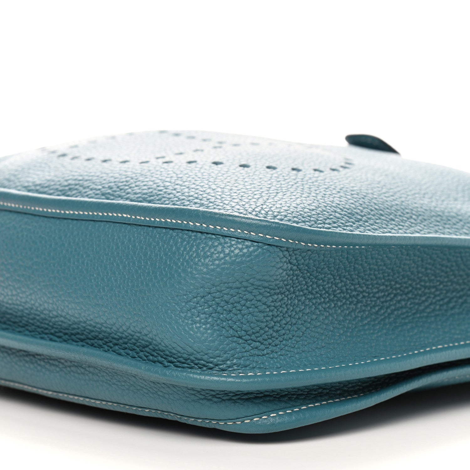 Hermes Taurillon Clemence Evelyne III PM Blue Jean 6 of 9