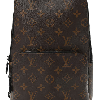 Louis Vuitton Monogram Macassar Avenue Sling Bag 7 of 9