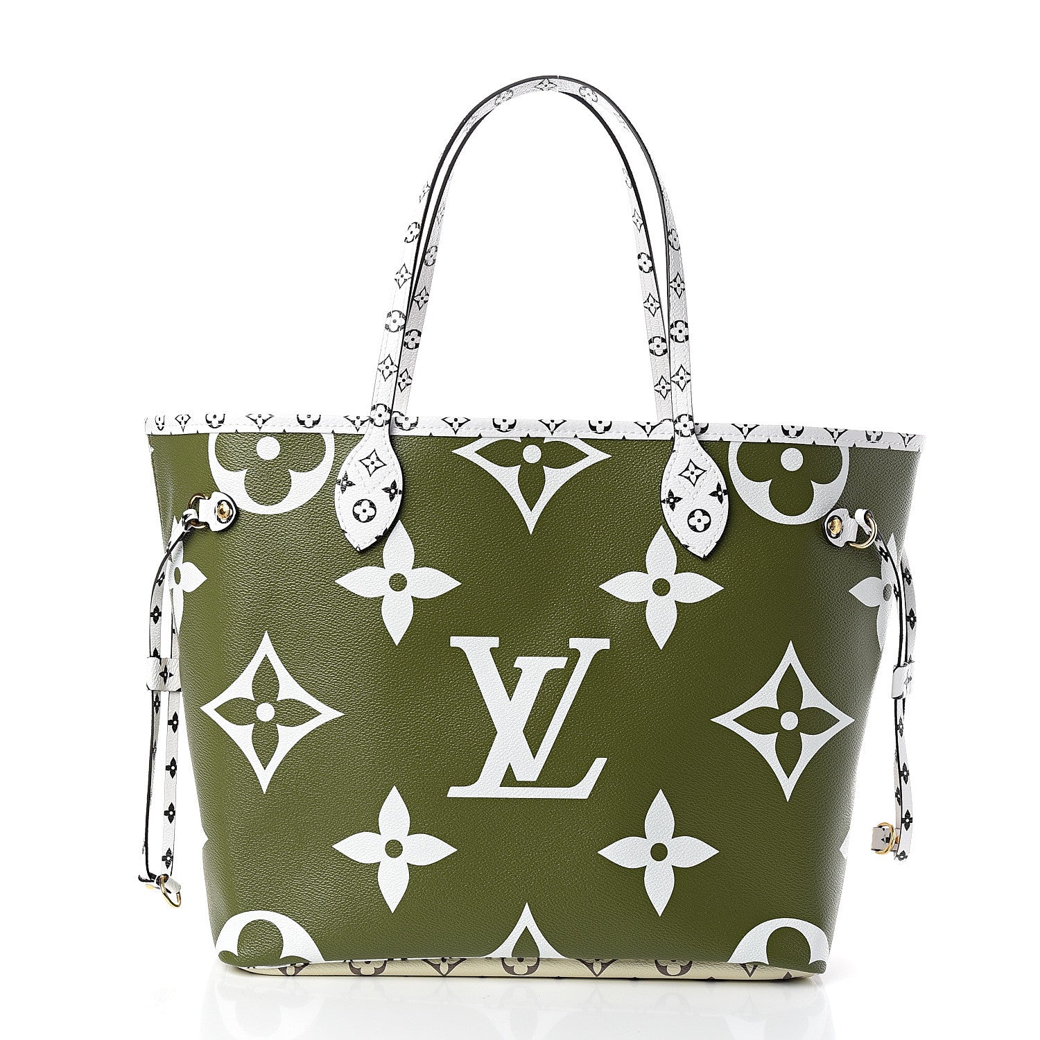 Louis Vuitton Monogram Giant Neverfull MM Kaki 2 of 9