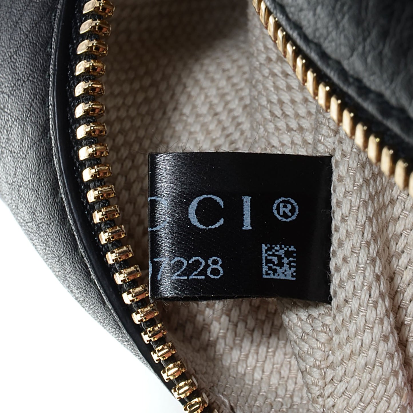 Pebbled Calfskin Small Soho Disco Bag Black