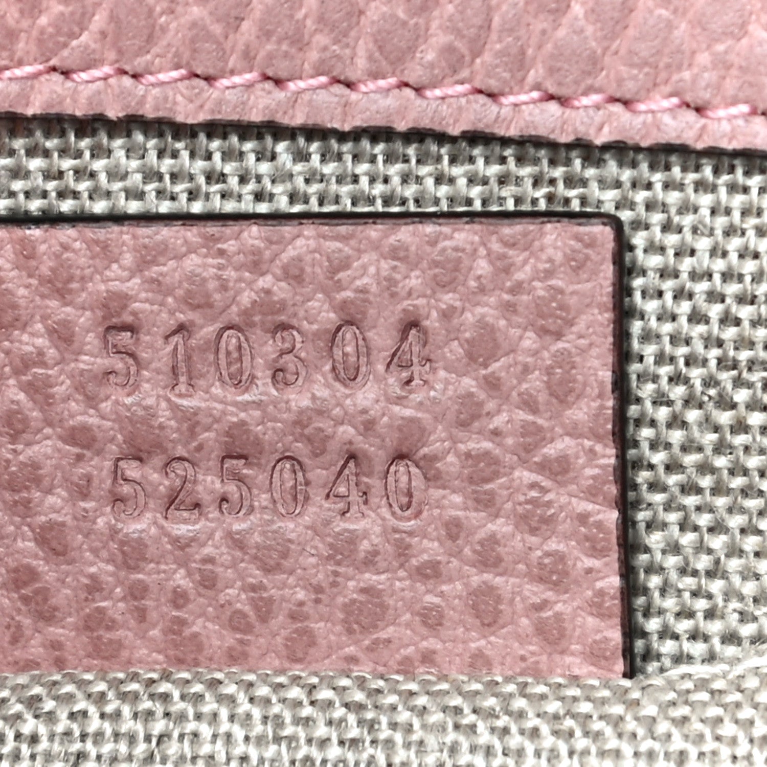 Gucci Dollar Calfskin Small Interlocking G Shoulder Bag Soft Pink 7 of 11