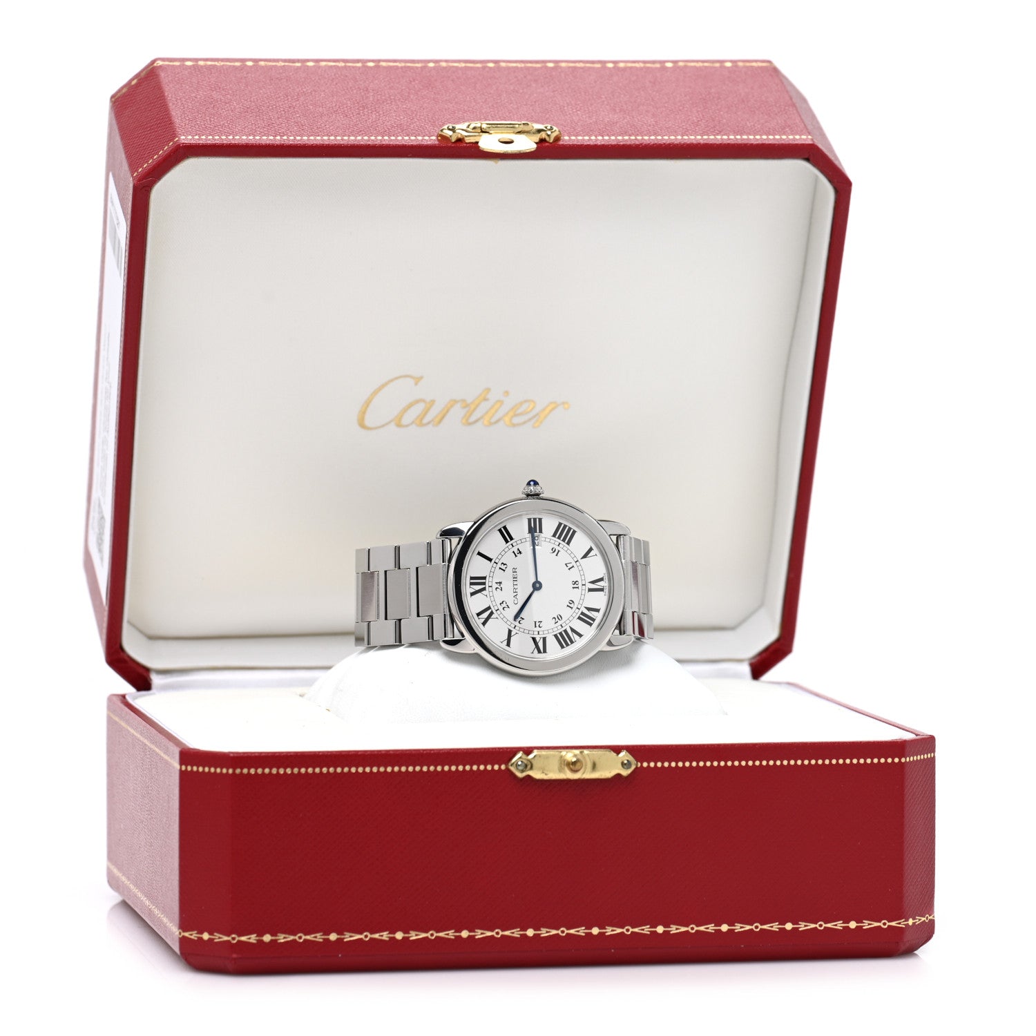 Cartier Stainless Steel 36mm Ronde Solo Quartz Watch 5 of 5