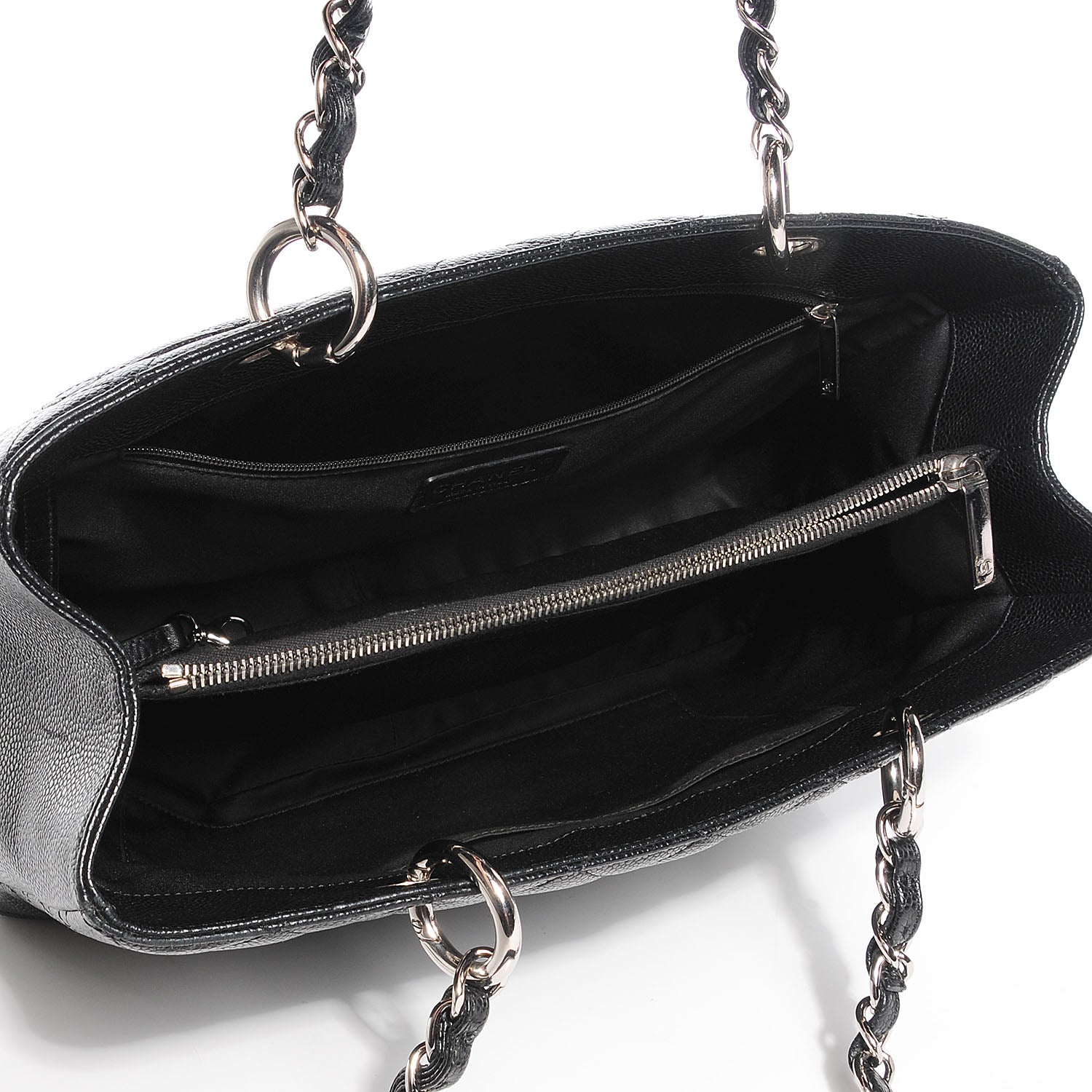 Chanel Caviar Grand Shopping Tote GST Black 5 of 7