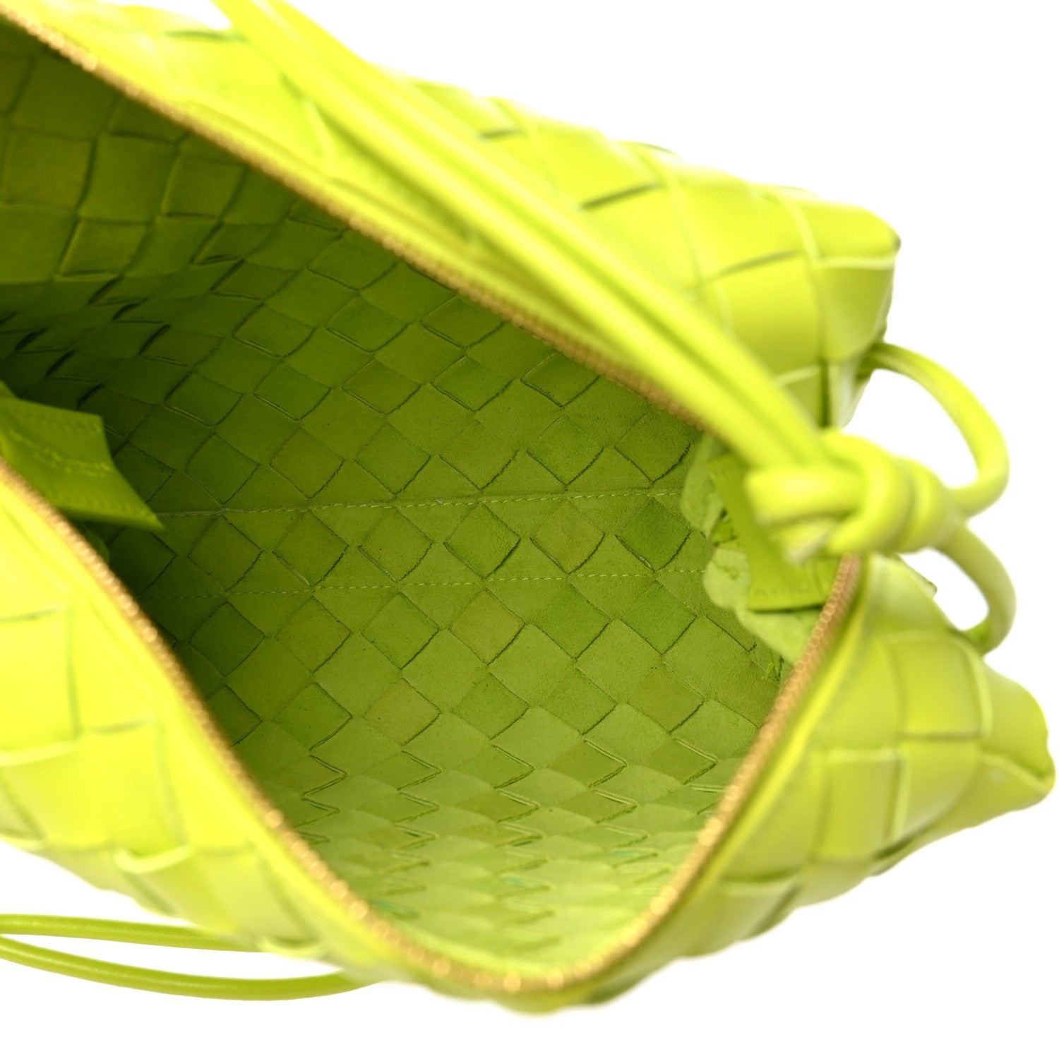 Bottega Veneta Nappa Intrecciato Mini Loop Camera Bag Acid Kiwi 5 of 8