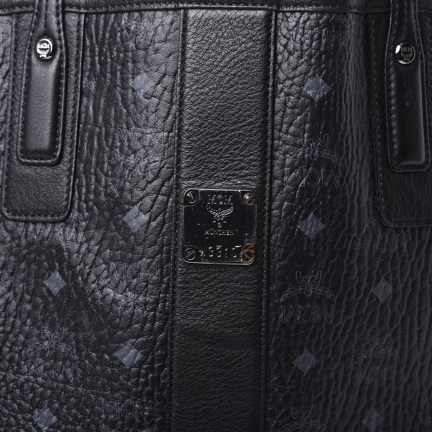 Visetos Large Liz Reversible Shopper Tote Black