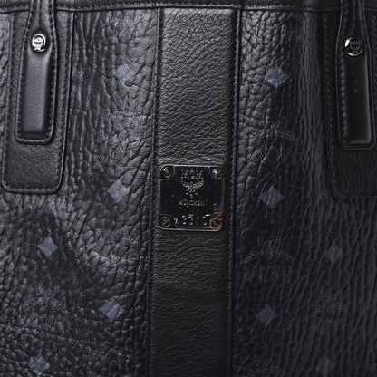 MCM Visetos Large Liz Reversible Shopper Tote Black 7 of 19