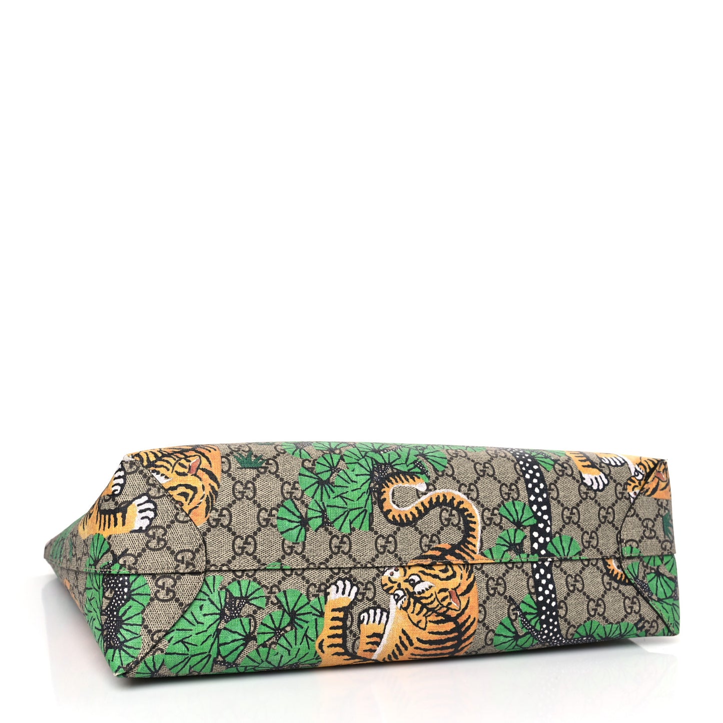 GG Supreme Monogram Bengal Medium Shopping Tote Beige Yard