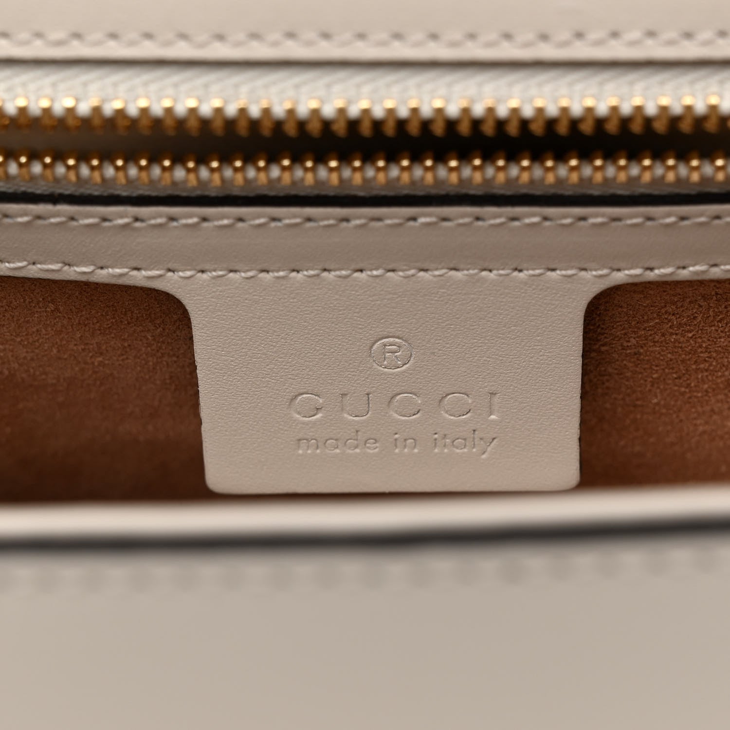 Gucci Calfskin Small Sylvie Shoulder Bag Off White 6 of 13