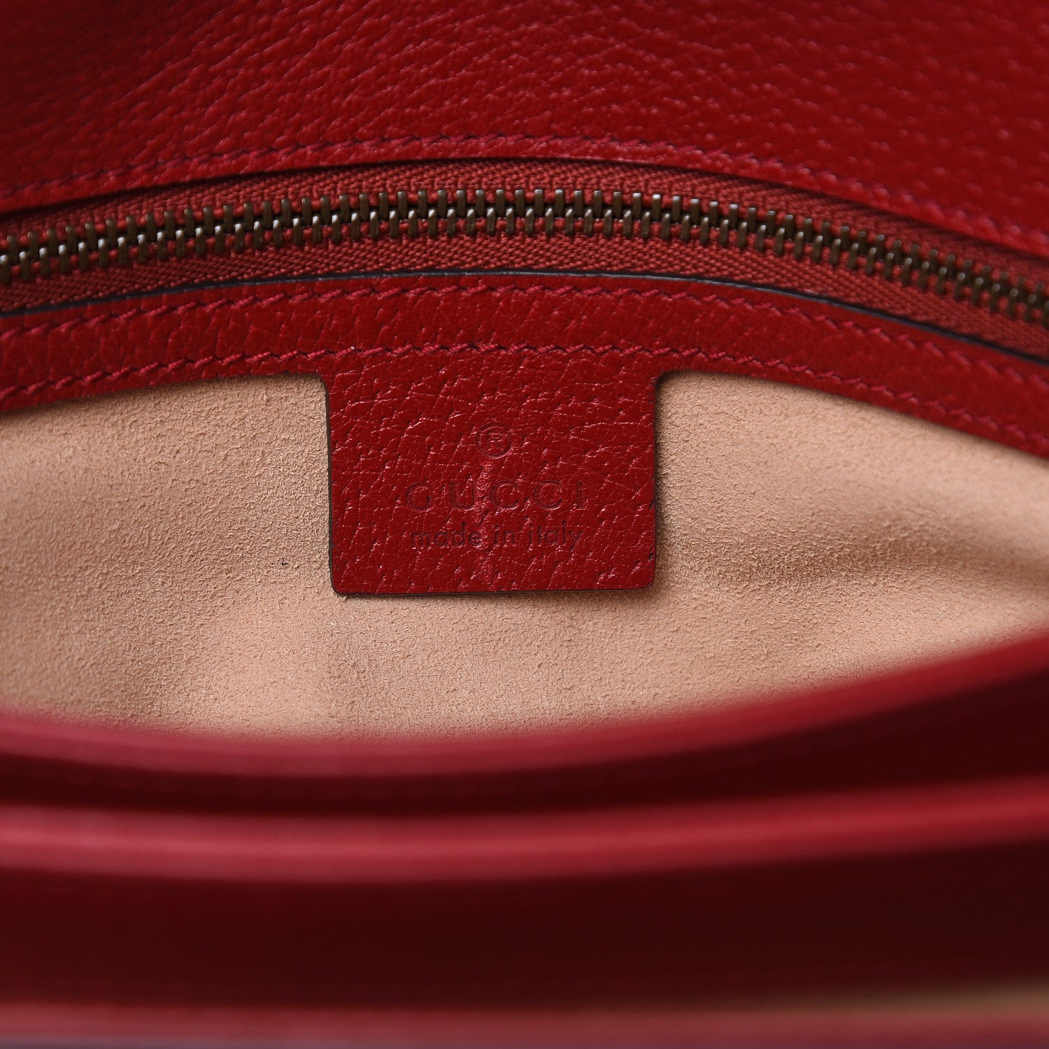 Gucci GG Supreme Monogram Medium Queen Margaret Shoulder Bag Red 6 of 13