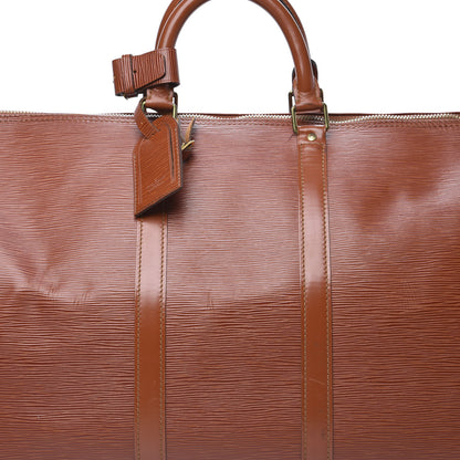 Louis Vuitton Epi Keepall 55 Kenyan Fawn 7 of 16
