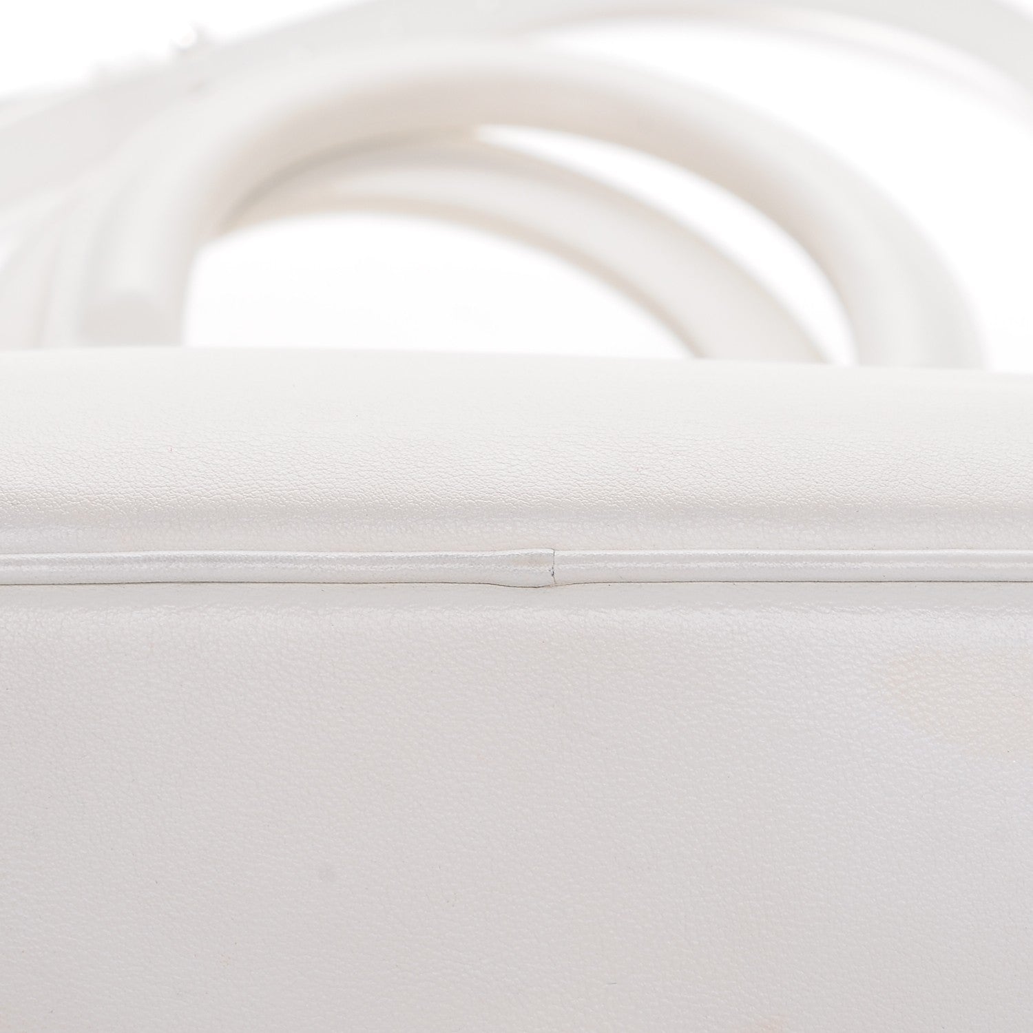 Christian Dior Calfskin Paradise Medium Diorissimo Tote White 17 of 18