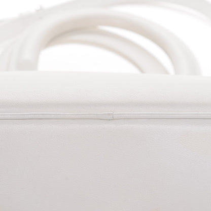 Christian Dior Calfskin Paradise Medium Diorissimo Tote White 17 of 18