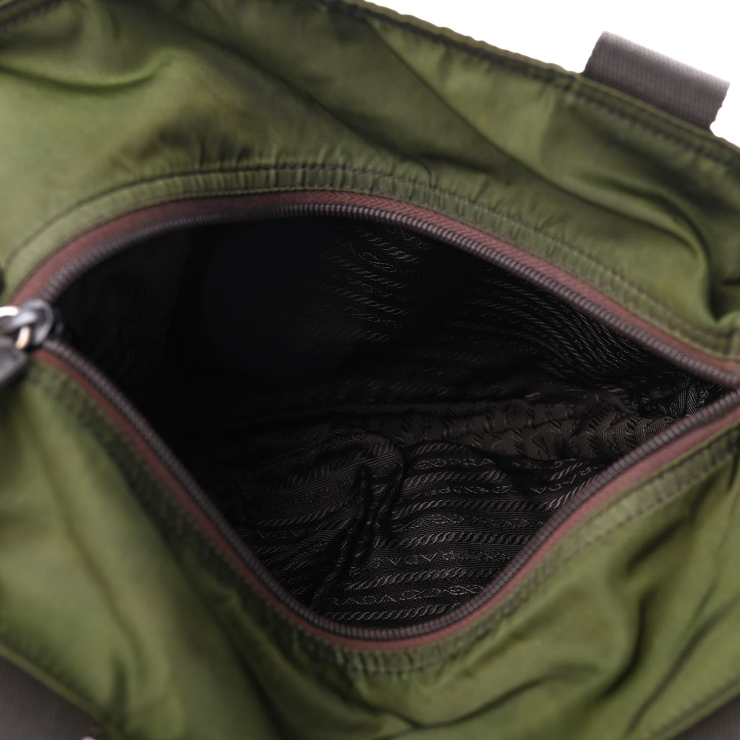 Prada Tessuto Nylon Vela Tote Ebano 5 of 9