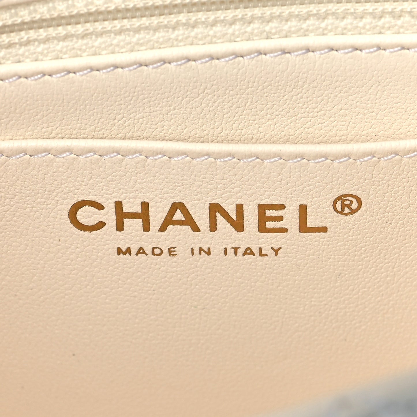 Aged Calfskin Quilted 2.55 Reissue Mini Flap White