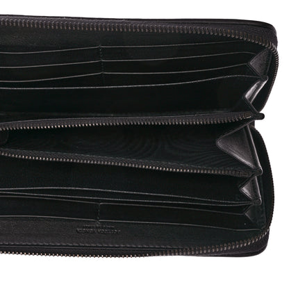 Bottega Veneta Nappa Intrecciato Zip Around Wallet Black 5 of 8
