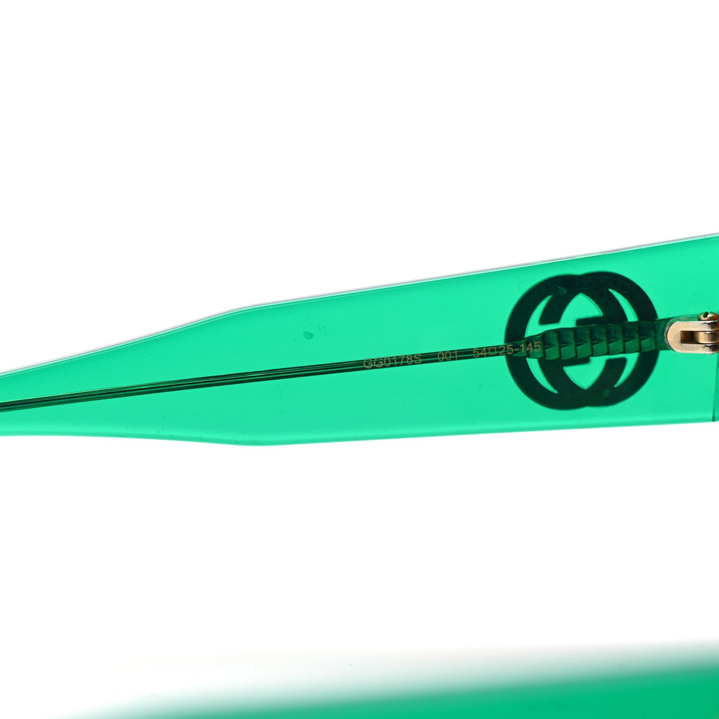 Square Web Frame GG0178S Sunglasses Green Red