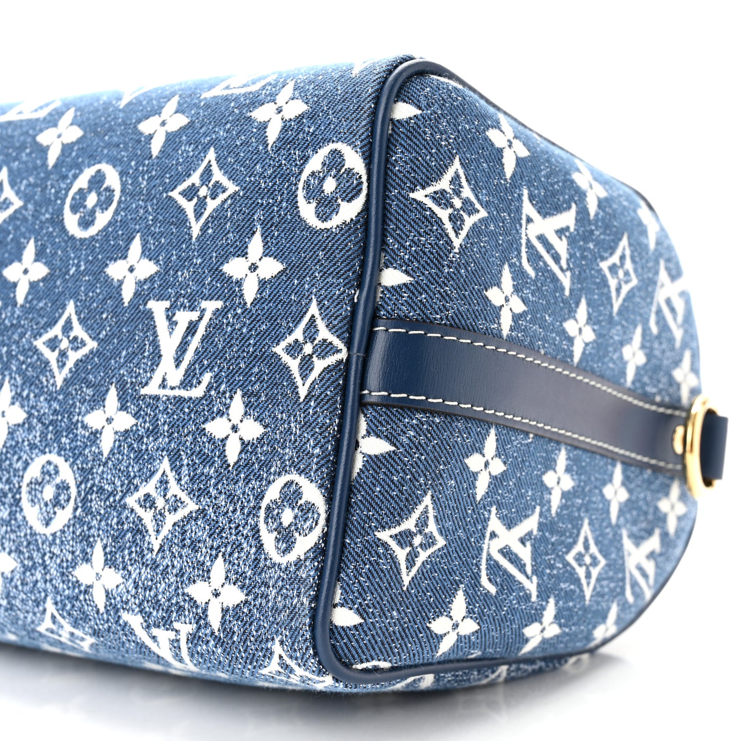 Monogram Jacquard Denim Speedy Bandouliere 25 Bleu
