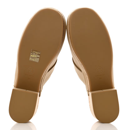 Chanel Calfskin CC Turn Lock Clogs 39 Beige 5 of 8