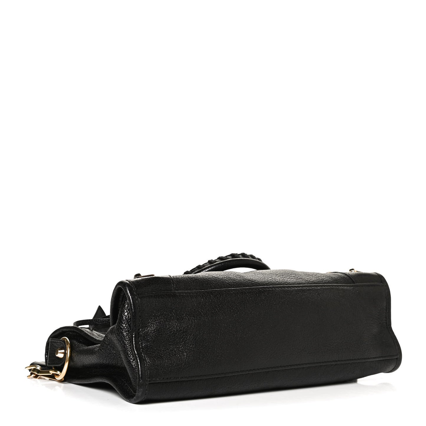 Chevre Gold Metallic Edge Hardware S City Black