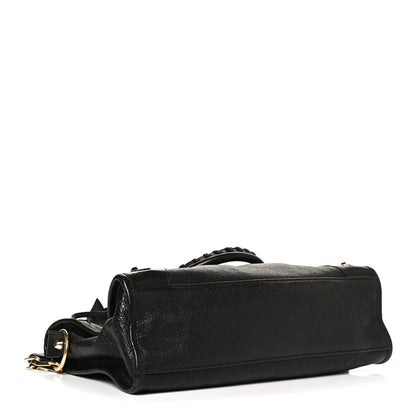 Balenciaga Chevre Gold Metallic Edge Hardware S City Black 4 of 12
