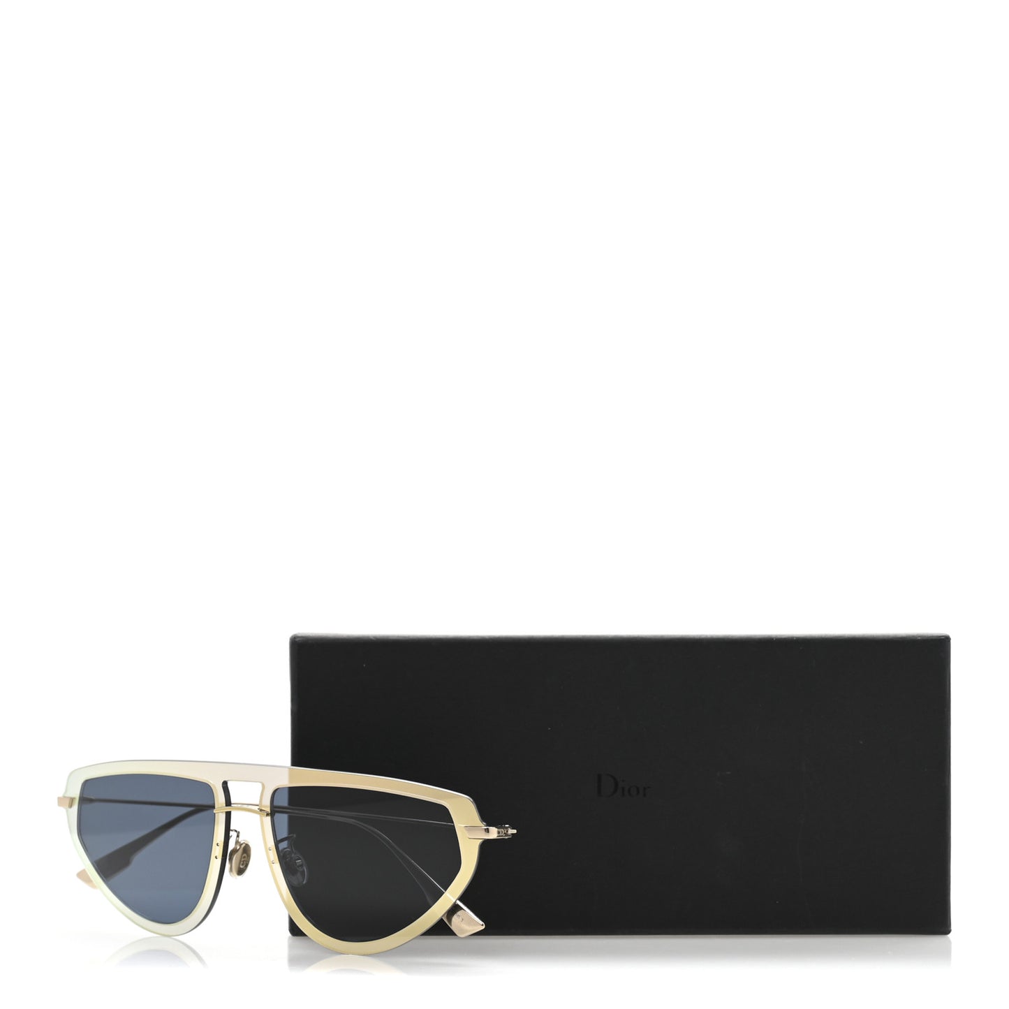 Diorultime2 Sunglasses Gold Blue