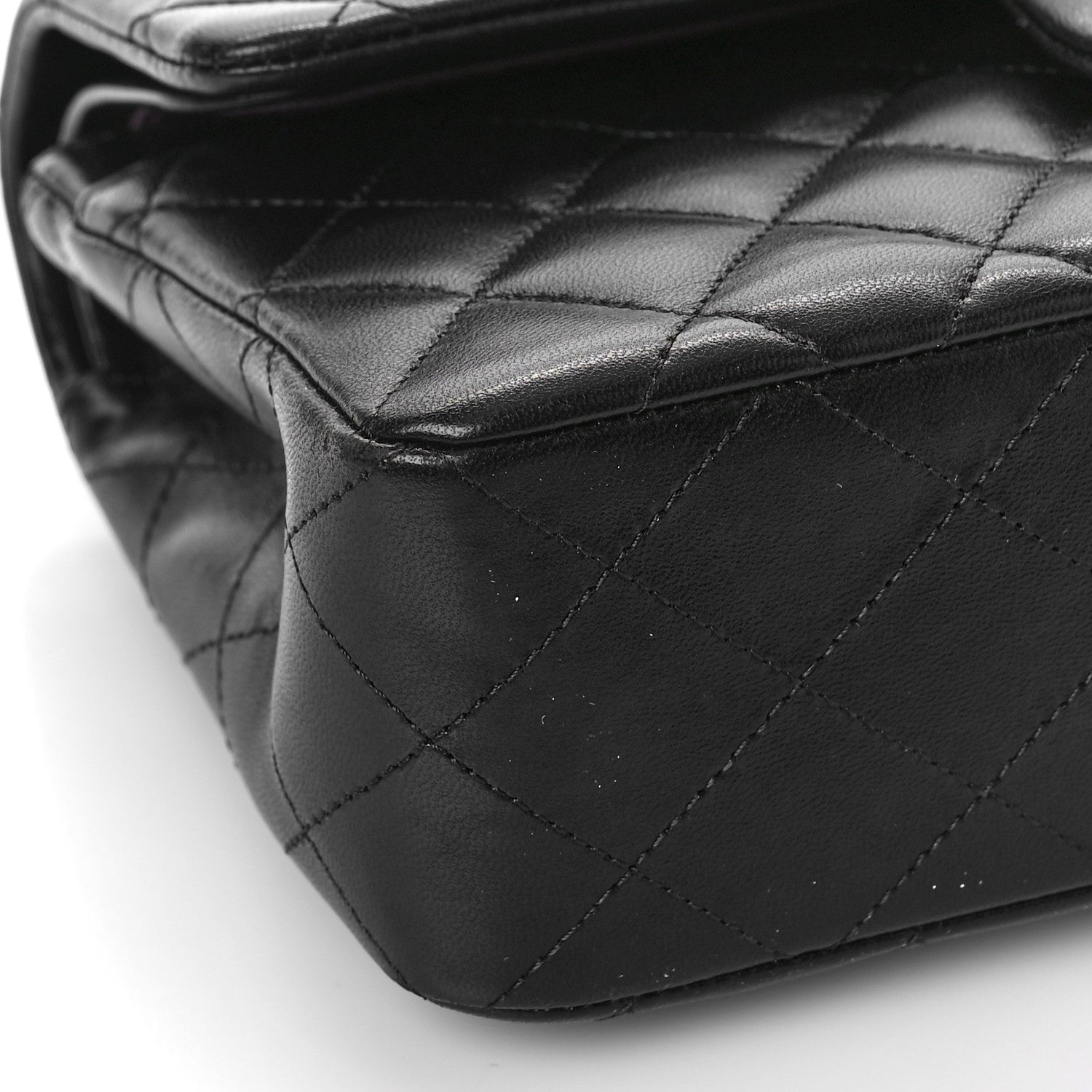 Chanel Lambskin Quilted Small Double Flap Black 8 of 9