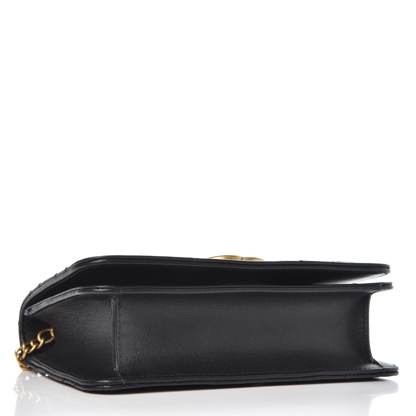 Calfskin Matelasse GG Marmont Mini Bag Black