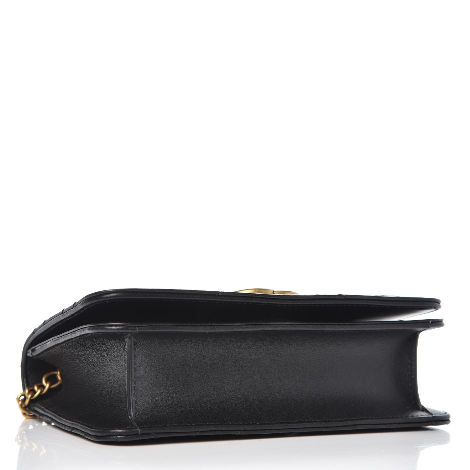 Gucci Calfskin Matelasse GG Marmont Mini Bag Black 4 of 7
