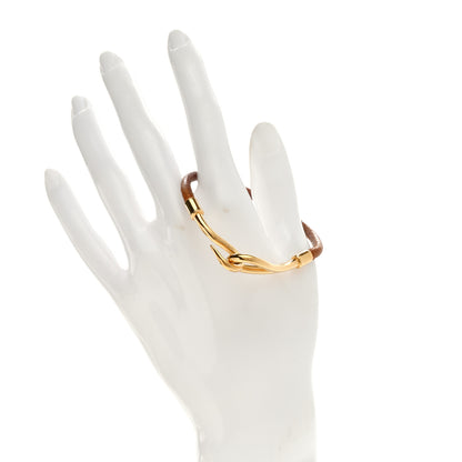 Hermes Natural Bridle Jumbo Hook Bracelet Bouton 2 of 4