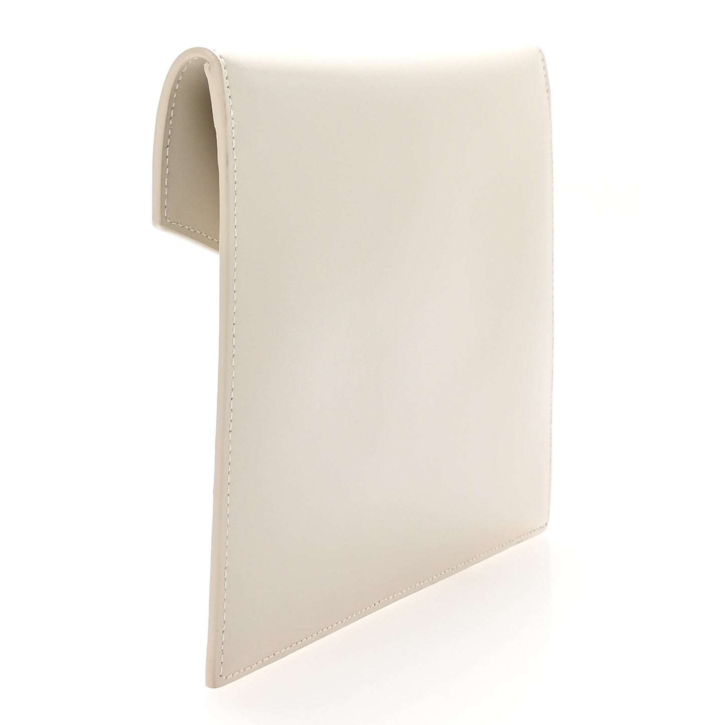 Smooth Shiny Calfskin Monogram Uptown Baby Pouch Crema Soft