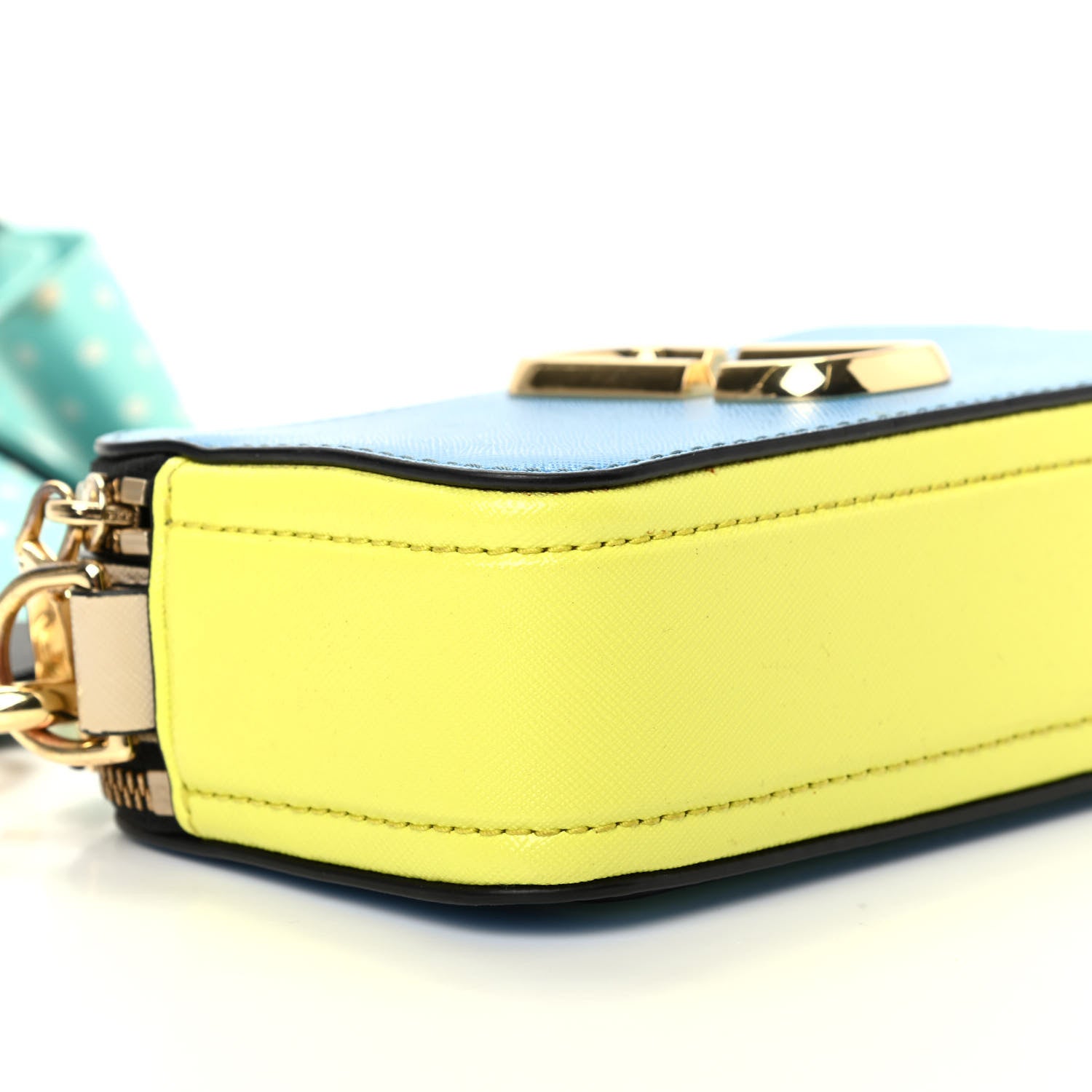 Marc Jacobs Saffiano Small Snapshot Camera Bag Aquaria Multi 6 of 10