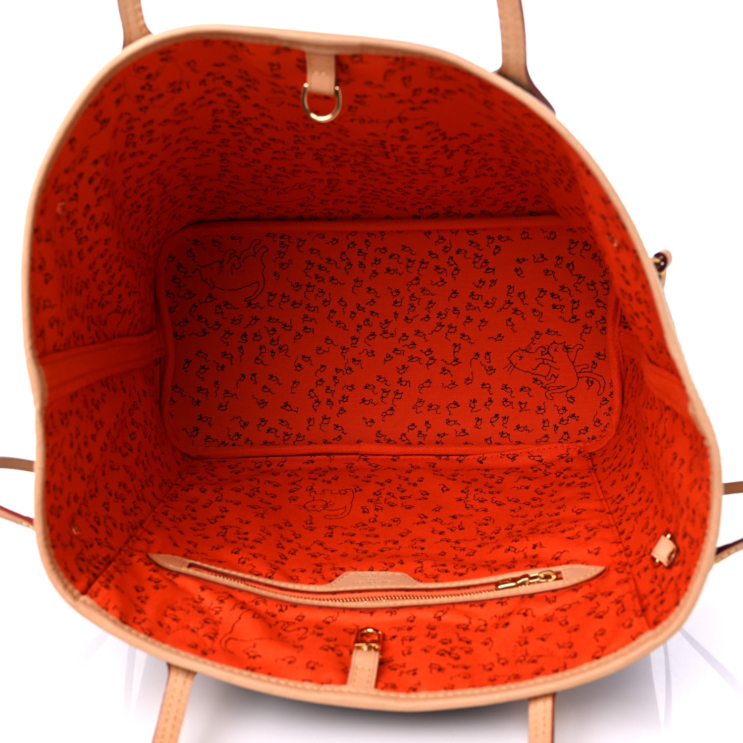 Louis Vuitton Catogram Neverfull MM Marron 6 of 10
