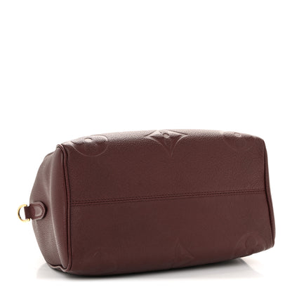 Louis Vuitton Empreinte Monogram Giant Speedy Bandouliere 25 Wine 4 of 11