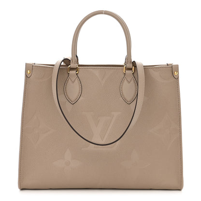 Louis Vuitton Empreinte Monogram Giant Onthego MM Tourterelle 1 of 9