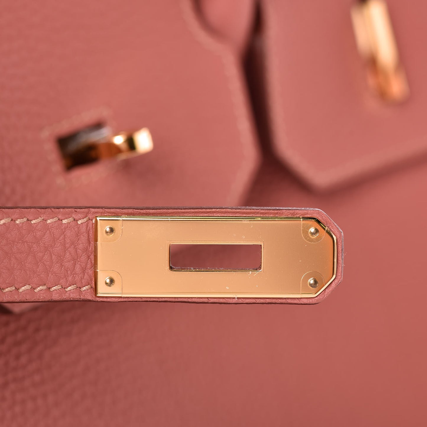 Togo Birkin 35 Rose Thé