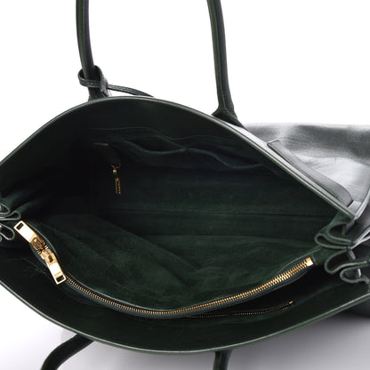 Saint Laurent Calfskin Large Sac de Jour Carryall Dark Green 5 of 12