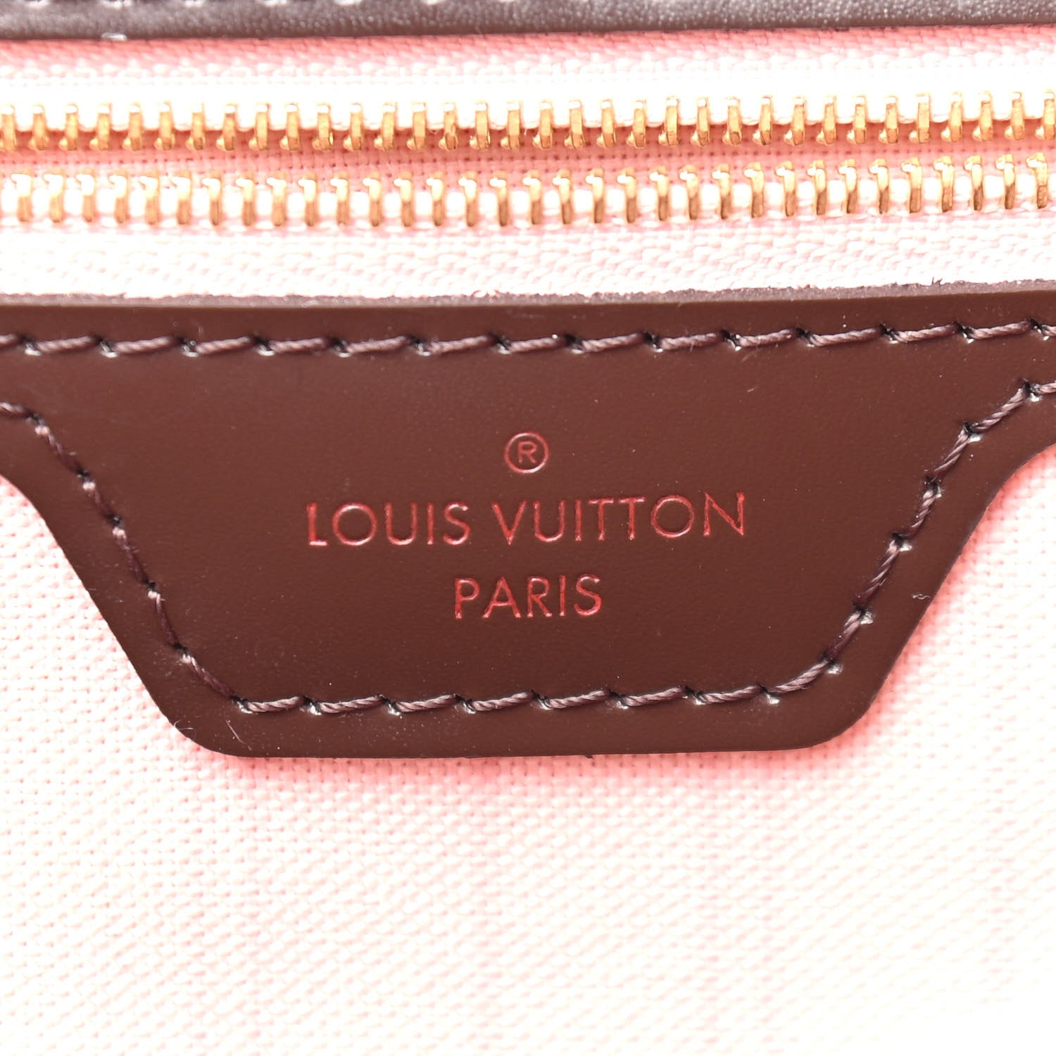 Louis Vuitton Damier Ebene Neo Neverfull MM Rose Ballerine 6 of 11