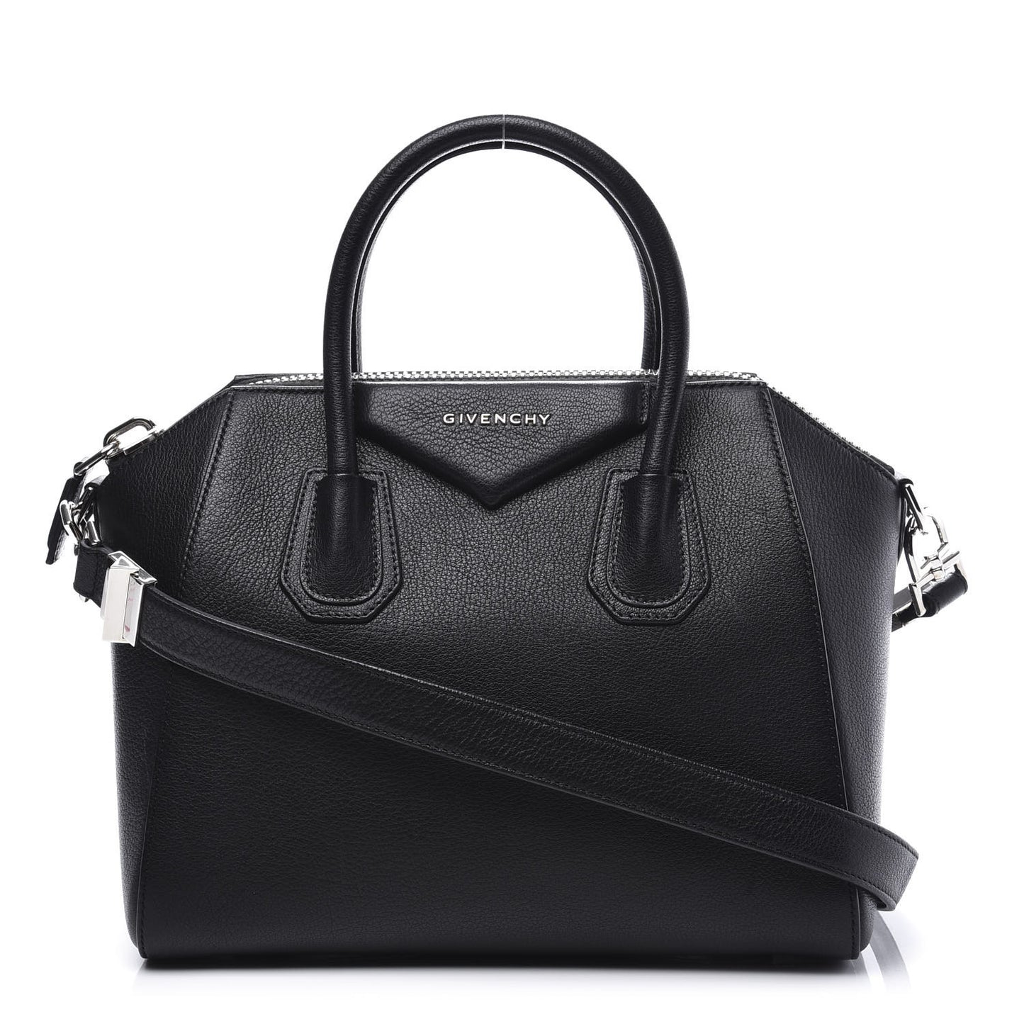 Sugar Goatskin Small Antigona Black