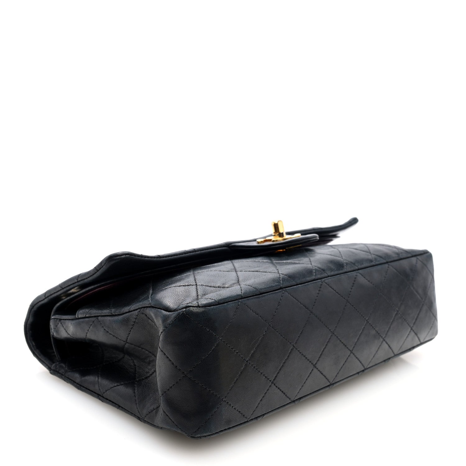 Chanel Lambskin Quilted Medium Double Flap Black 4 of 10