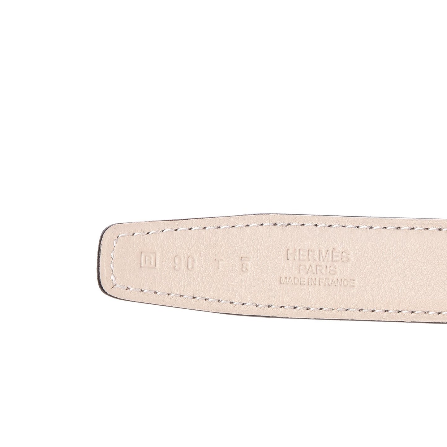 Tadelakt Swift 24mm Belt Strap 90 Argile Craie