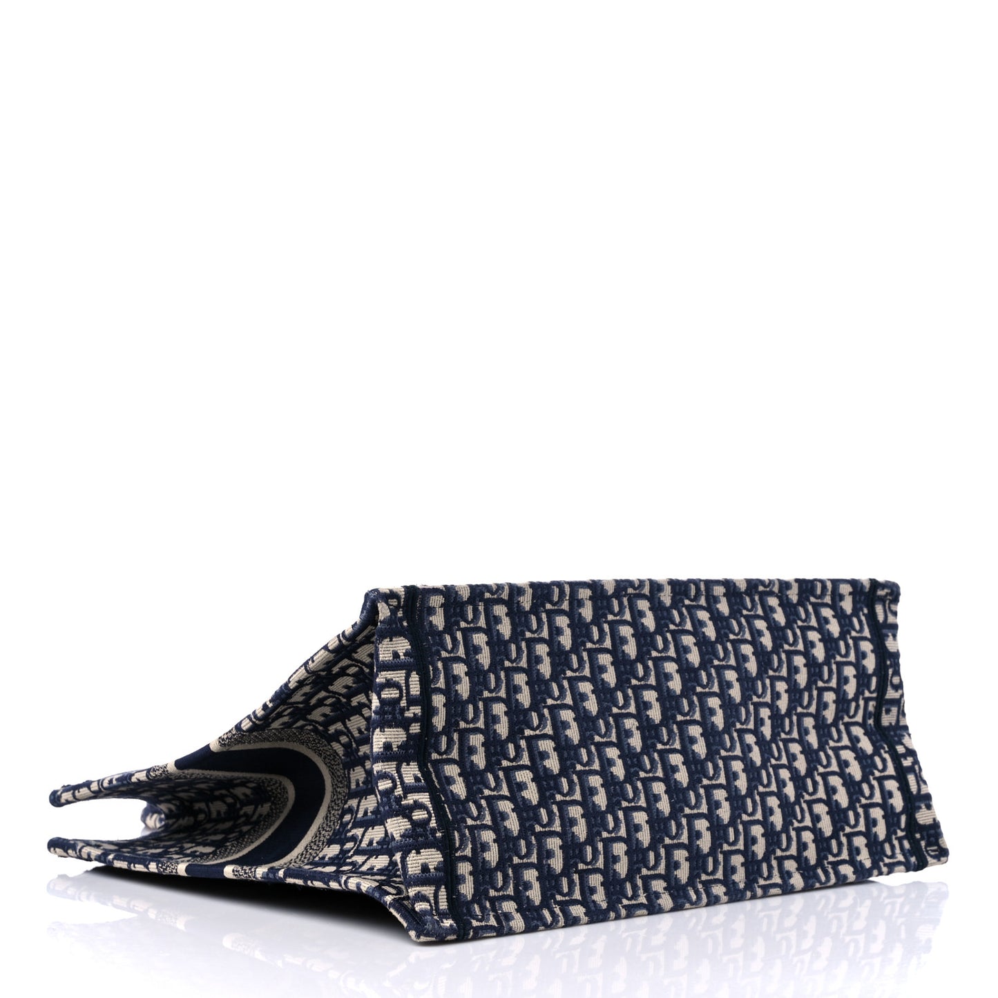 Oblique Large Book Tote Blue Multicolor