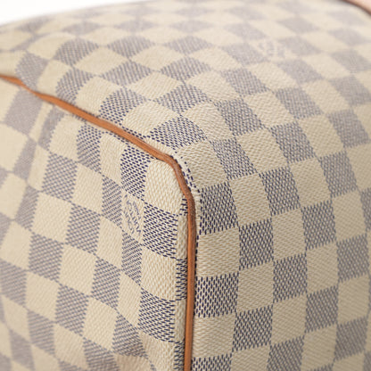 Louis Vuitton Damier Azur Keepall 50 13 of 20