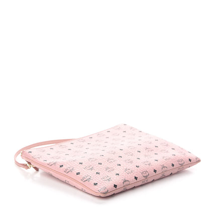 MCM Visetos Medium Crossbody Pouch Soft Pink 4 of 9
