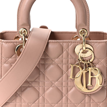Christian Dior Lambskin Cannage Small My ABC Dior Lady Dior Blush 7 of 10